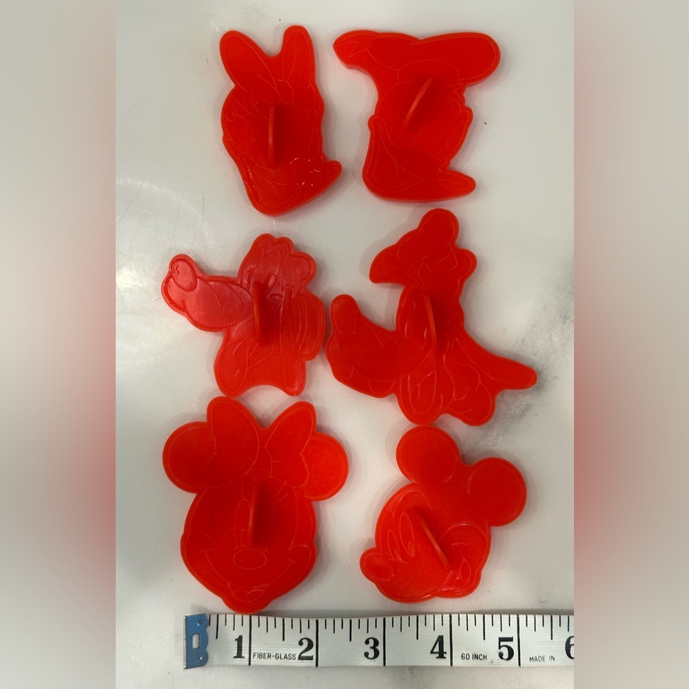 Red Disney Character Cookie Cutters, Wilton